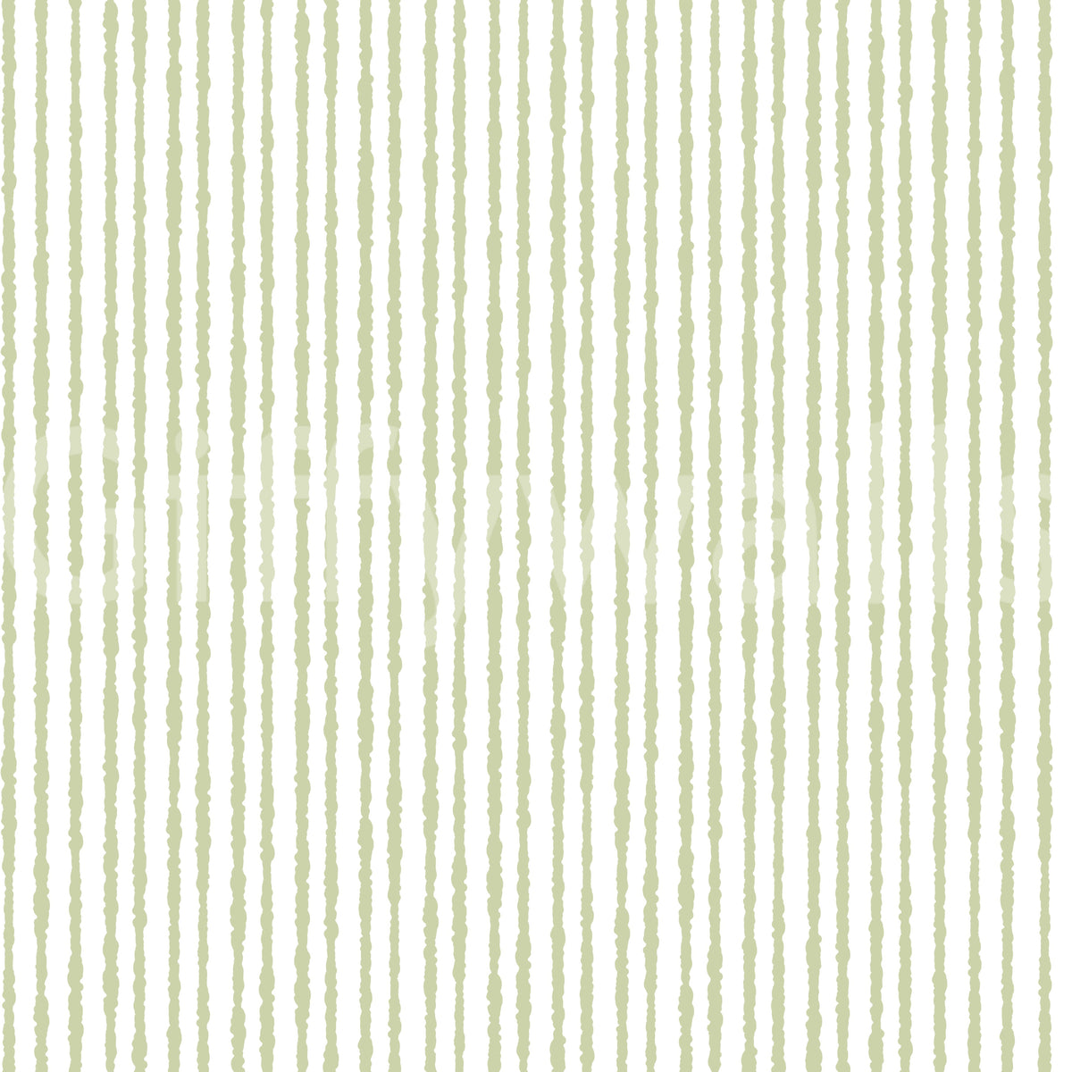 Sage Green Hand-Drawn Vertical Stripes Wallpaper⁠