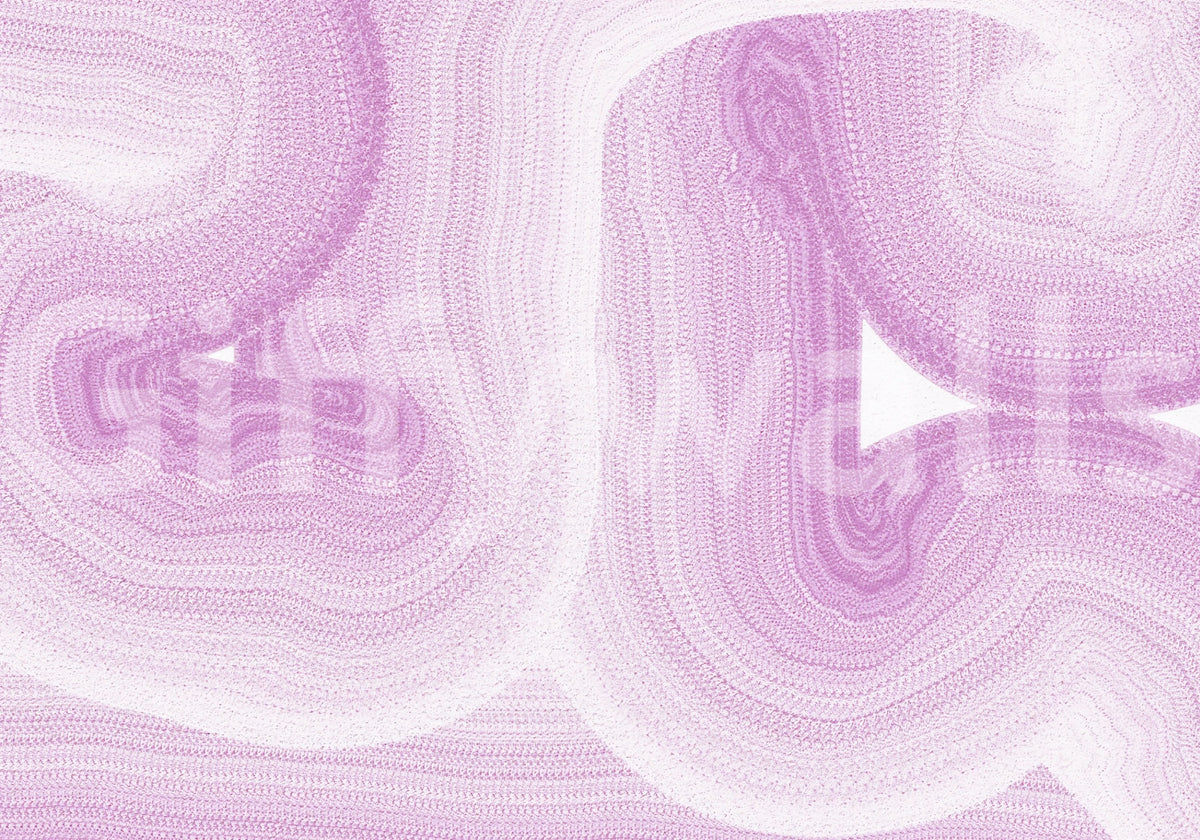 Soft Lavender Fluid Marble Flow Wall Mural
