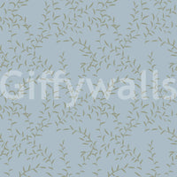 Minimalist Willow Leaf Stream Wallpaper⁠