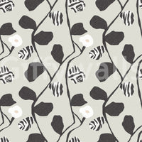 Abstract Floral Vine Arrangement Wallpaper⁠