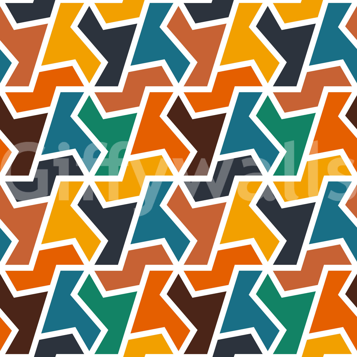 Abstract Polygons and Shapes Wallpaper⁠