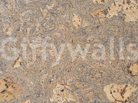 Organic Bark Swirls Wall Mural