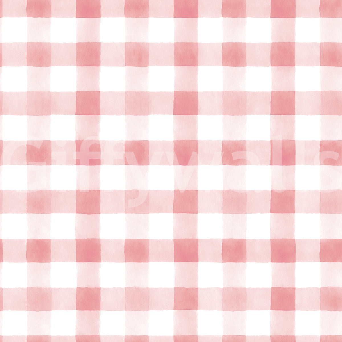 Blush Checked Grid Art Wallpaper⁠