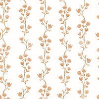 Serene Beige Botanical Vines Wallpaper⁠