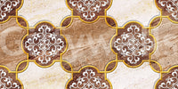 Luxury Beige Marble Ornamental Gold Wallpaper Wall Mural