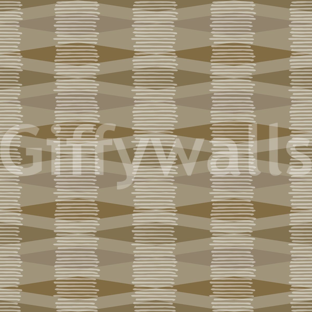 Earth Tone Geometric Rhythm Wallpaper⁠