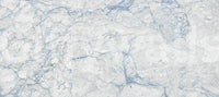 Cool Blue and White Marble Stone Wall Mural