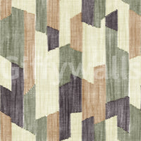 Modern Textured Hand Painted Geometries Calm Wallpaper⁠
