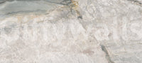 Marble wallpaper swatch of gray stone with blue gray band and fine white veins GD14211