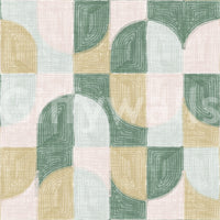Bold Textured Hand Painted Geometries Beautifully Balanced Wallpaper⁠