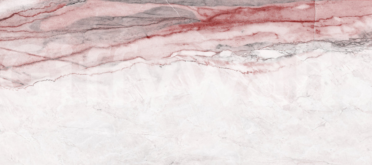 Rose Quartz Veined Marble Wall Mural
