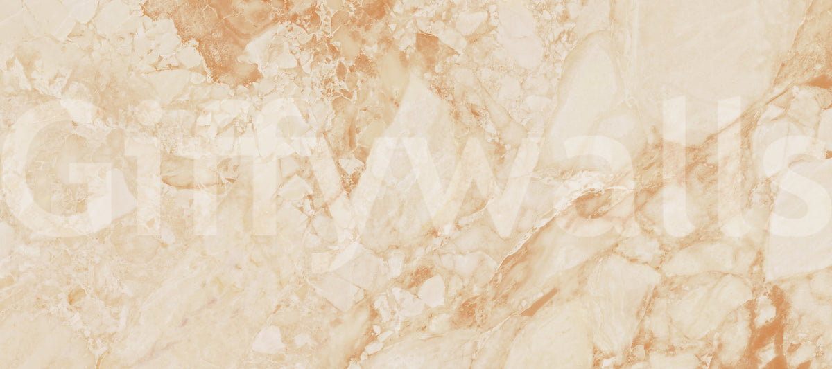 Cream And Sienna Marble Slab Wall Mural