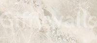 Natural Cream and Gray Marble Slab Wall Mural