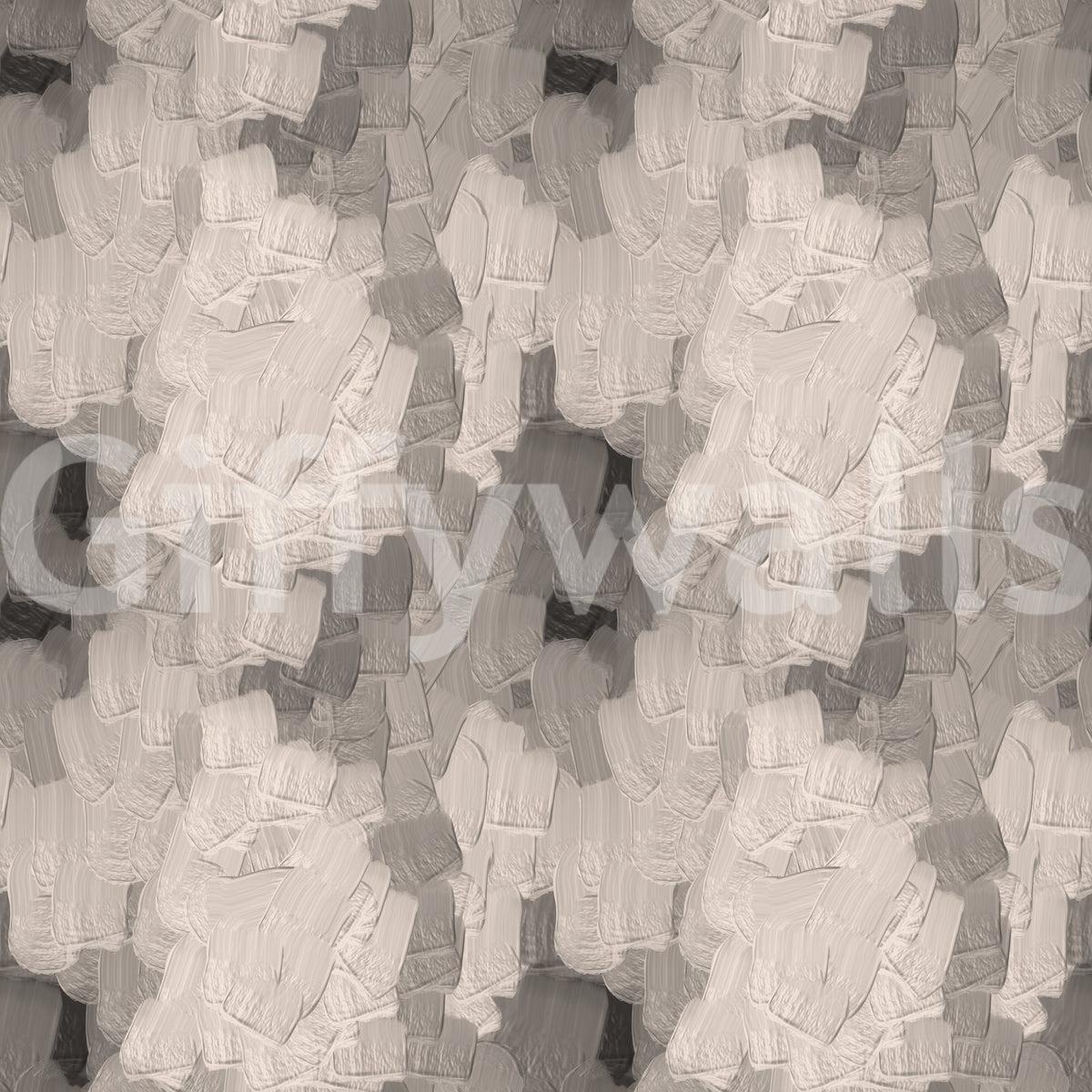Neutral Impasto Layered Strokes Wallpaper⁠