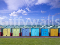 Summer Shoreline Architecture Wall Mural