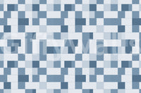 Minimalist Blue Mosaic Grid Wallpaper⁠