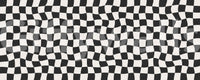 Funky Wavy Check squares energetic geometric accent mural.