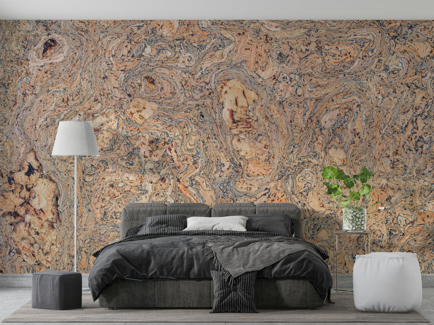 The design evokes a sense of natural beauty, groundedness, and organic appeal.
