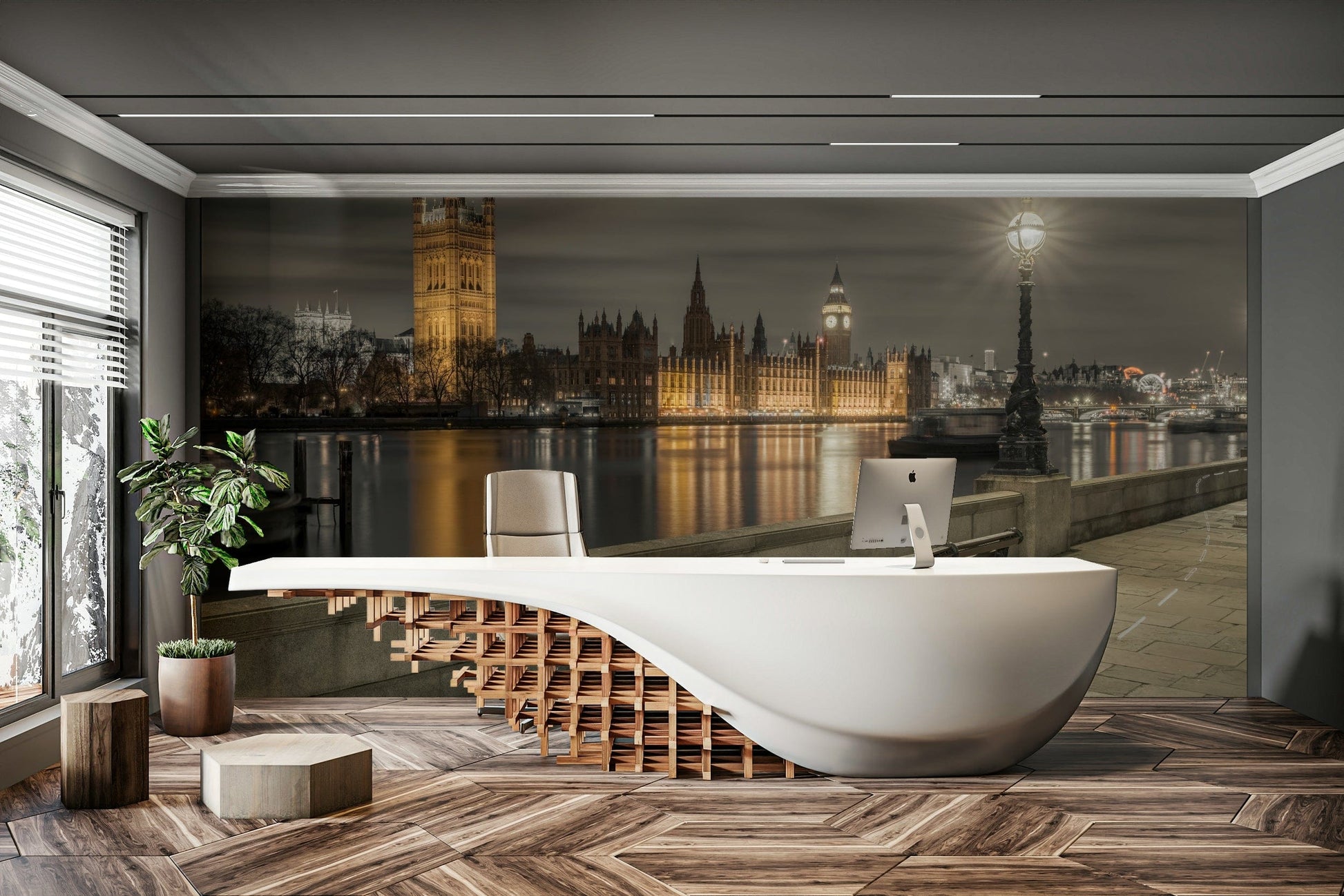 The design has a beautiful, elegant look.

