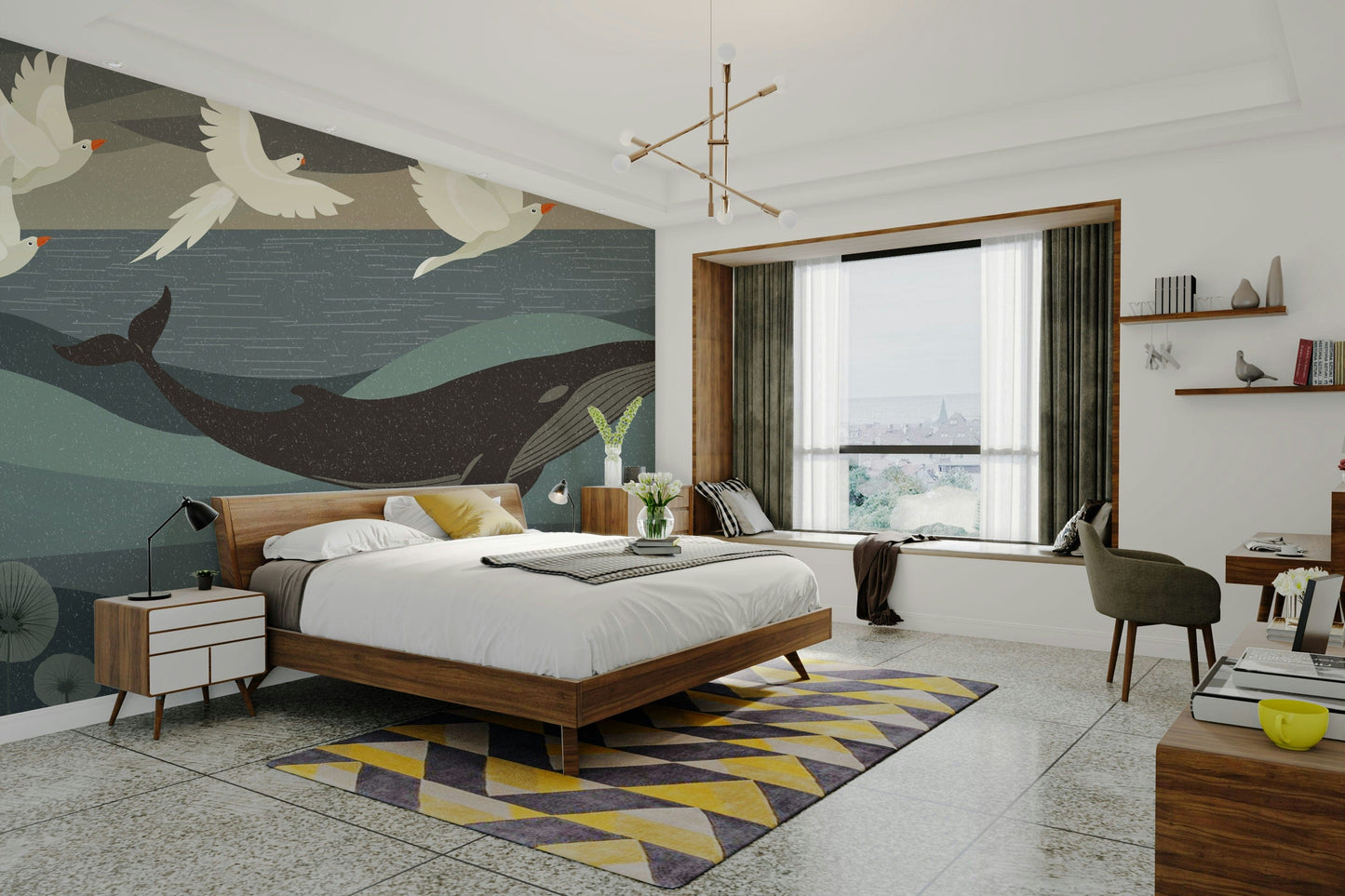 The image is suitable for a bedroom or a living space.

