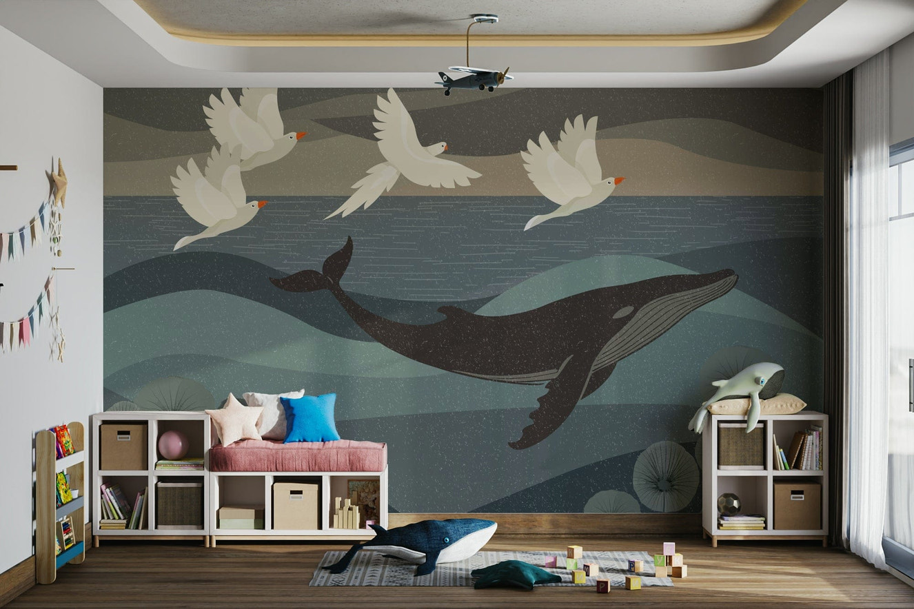 The image feels peaceful and restful.

