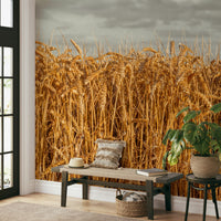Farm-inspired wallpaper mural

