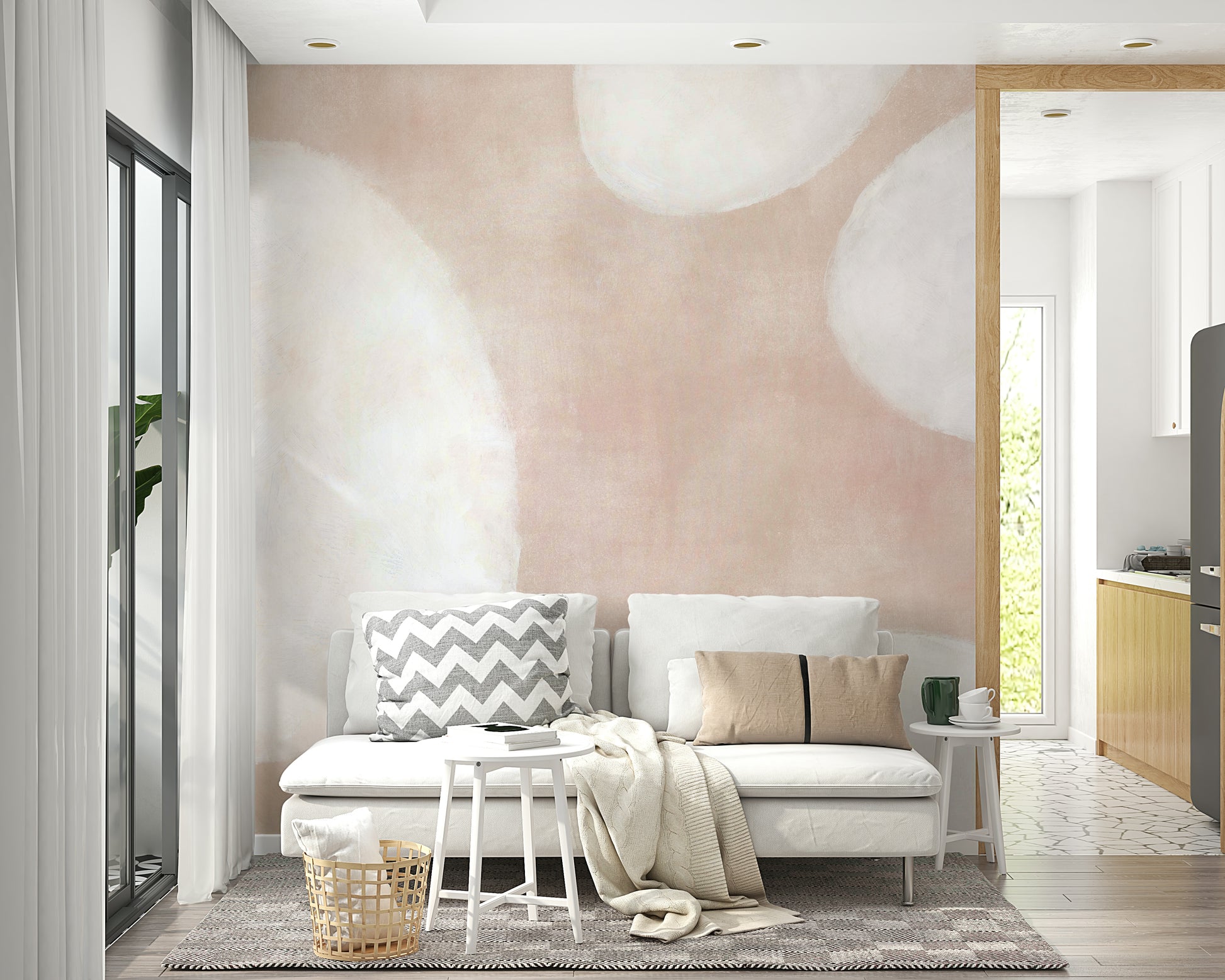Imaginative cloud wallpaper design

