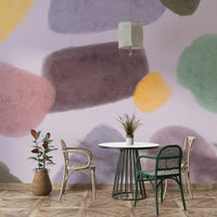 Whimsical Color Blend Wall Mural