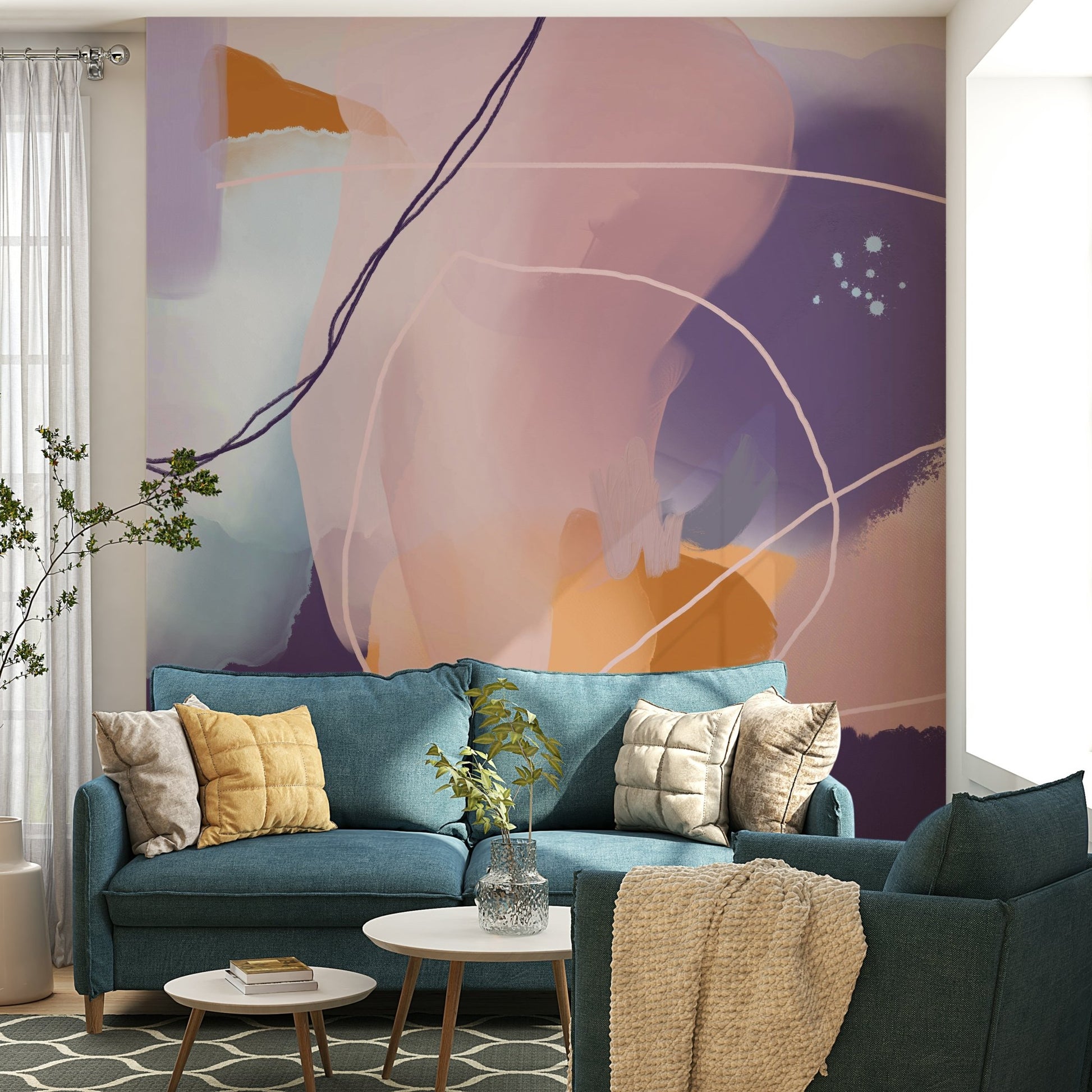 Sophisticated wall art with a touch of playfulness

