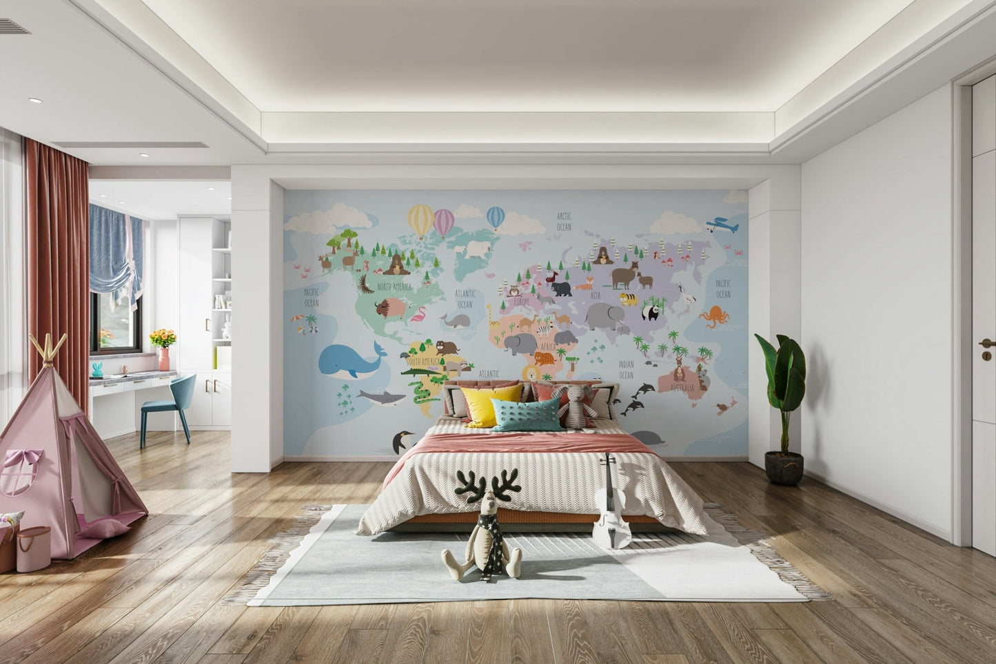 Learning mural for children

