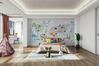 Learning mural for children

