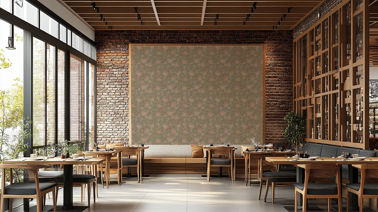 Whispering Blooms wallpaper for stylish feature wall

