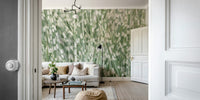The design evokes a sense of peace, natural beauty, and serenity.
