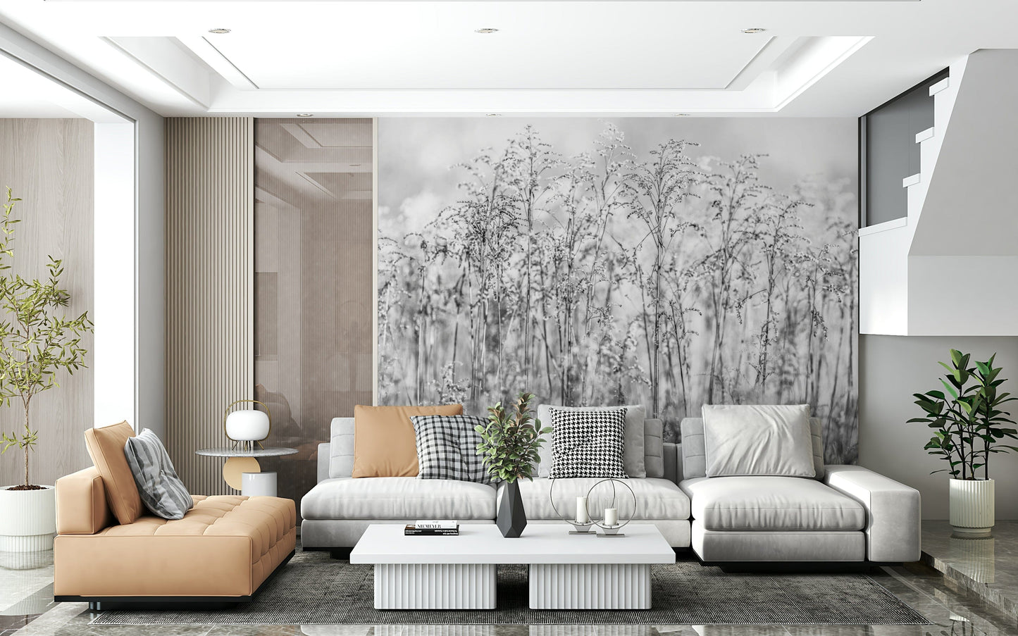Whispering Weeds Wall Mural