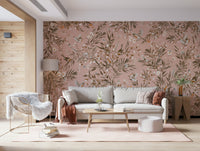 Whispering Woods Wall Mural evoking a sense of calm and natural serenity.