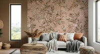 Peaceful forest mural ideal for adding a touch of nature’s tranquility indoors.