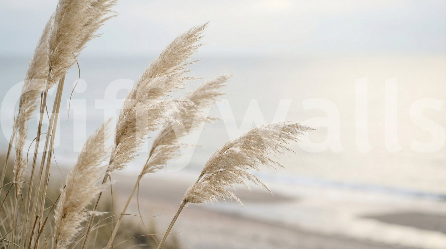 Whispers of Pampas Shore Wall Mural