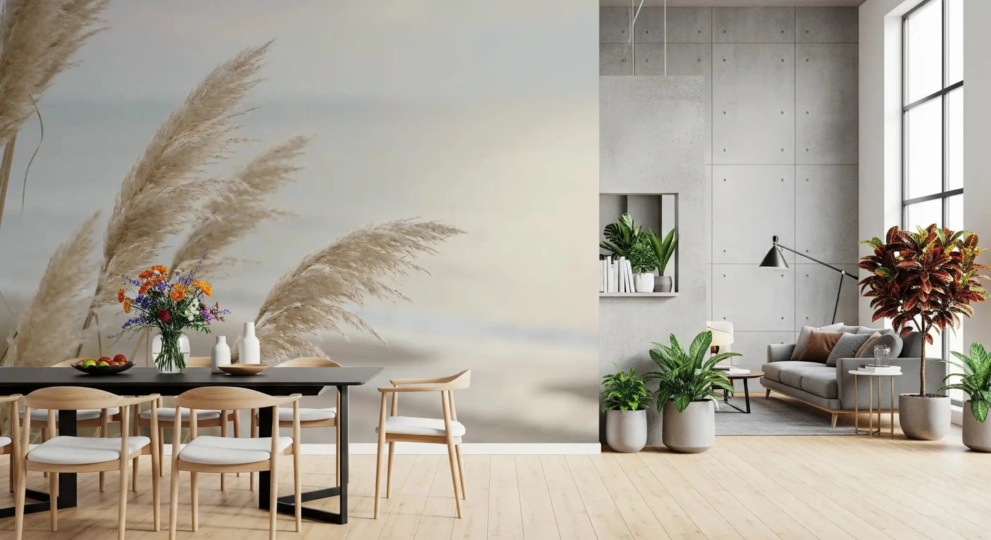 Whispers of Pampas Shore Wall Mural