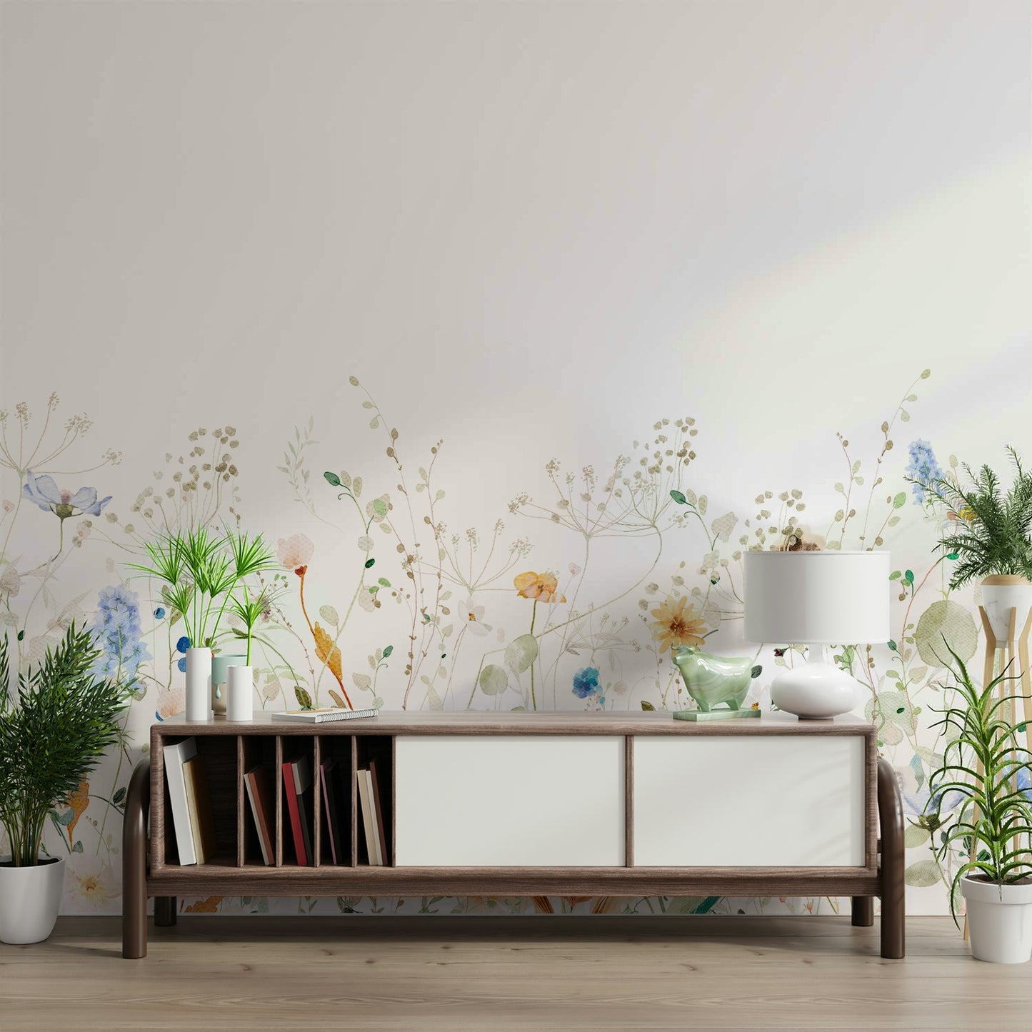 Soft nature-inspired wallpaper

