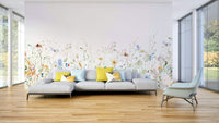 Pastel wildflower wallpaper

