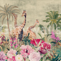 Nature-inspired wall mural

