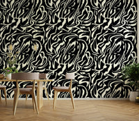White Painted Lines stylish wallpaper for walls