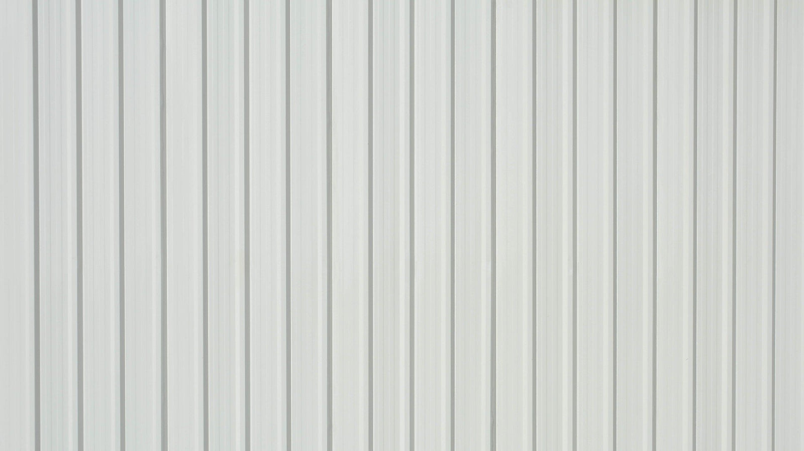 White Corrugated Metal Sheet Wallpaper