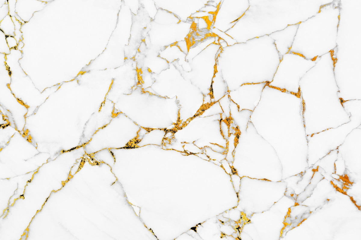 Calacatta Gold White Marble Wallpaper Murals in your room