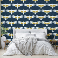 Peaceful wildlife wall mural

