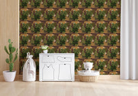 Hallway Wild Jungle Roam Tigers wallpaper featuring jungle foliage