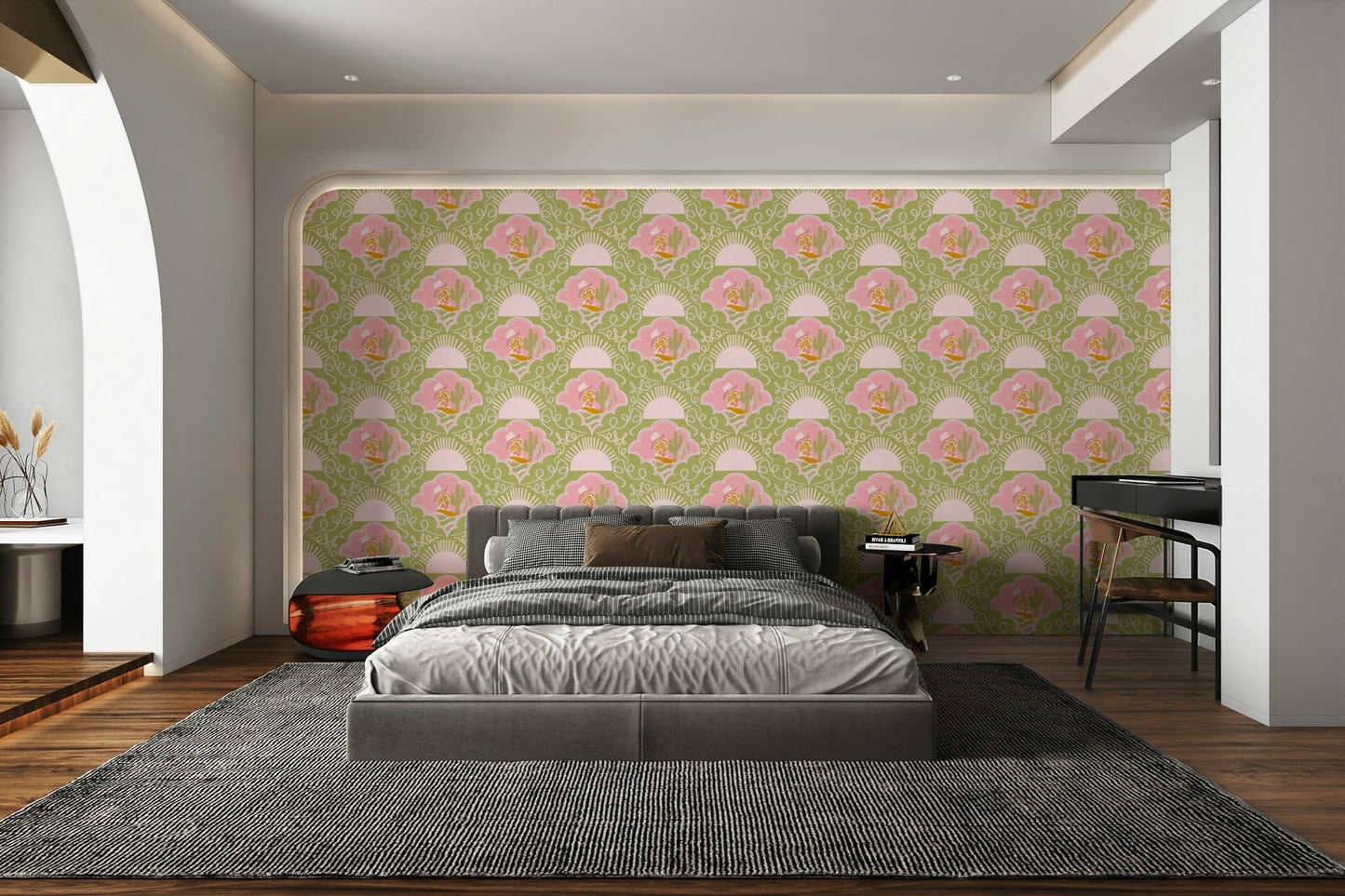 The style is artistic and playful.

