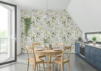 Authentic Wildflower Dreams wallpaper intricate nature art.