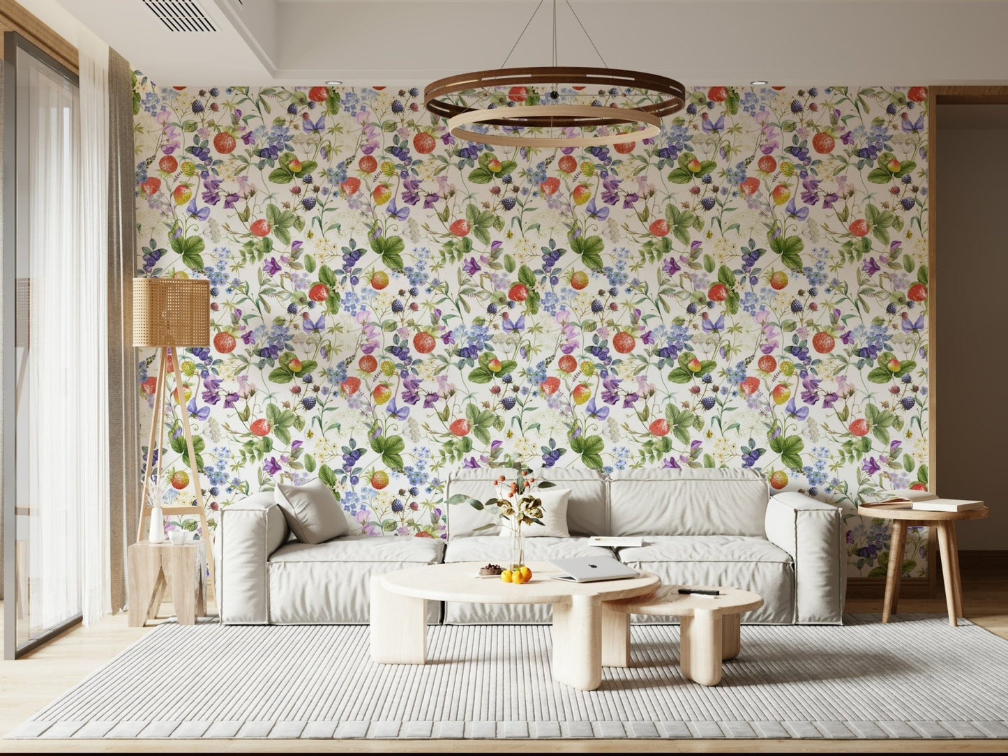 Pastel blossoms Wildflower Patch home interior design