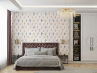 Simple nature-inspired wallpaper for walls

